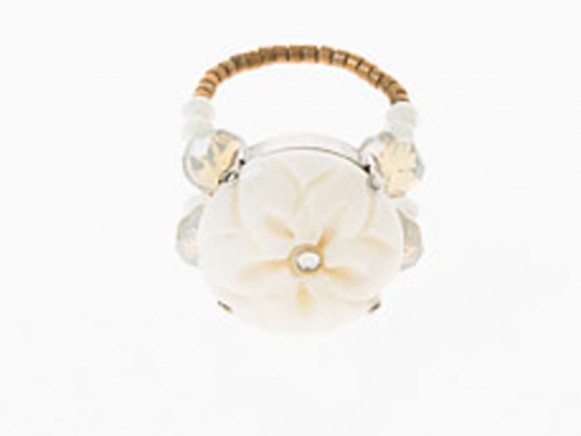 FIVA Ring (RS, Bein, Swarovski)