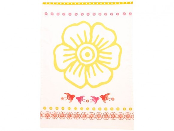 Kitchen towel Mina in yellow by Overbeck & Friends