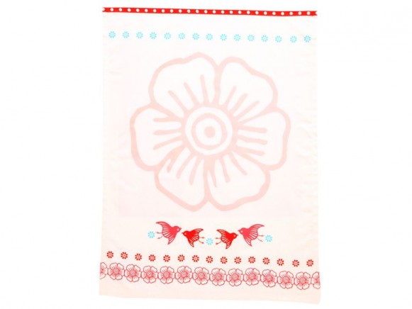 Kitchen towel Mina in pink by Overbeck & Friends