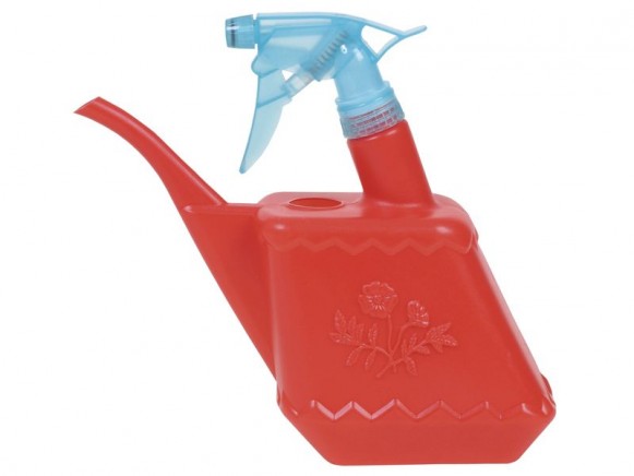 Watering can and water atomizer in one by RICE (red)