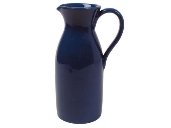 Large jug Tuscany style in peacock blue by RICE