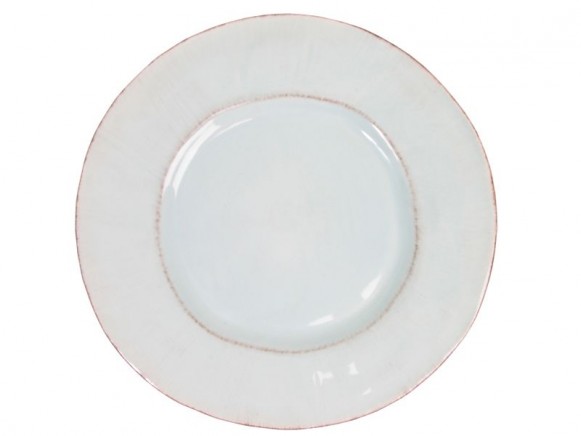 Organic shaped dinner plate in mint by RICE