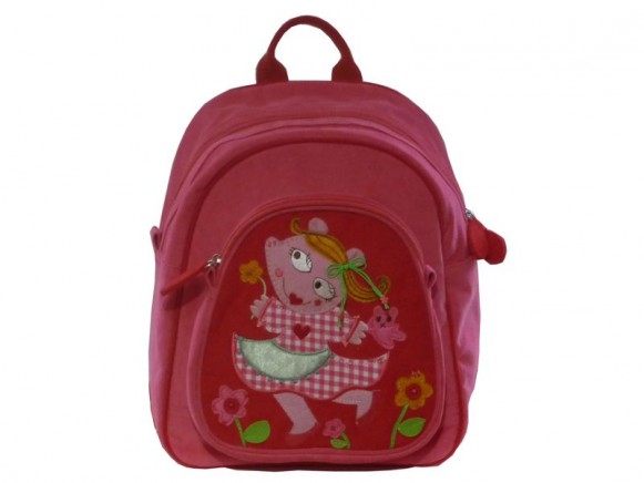 Backpack for girls in red by Room Seven