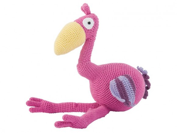 Crochet flamingo by Sebra