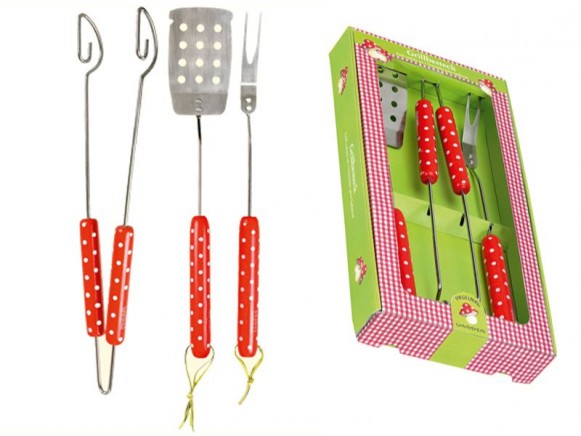 Barbecue tool set Funny dots by Spiegelburg