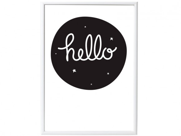 A Little Lovely Company poster "hello"