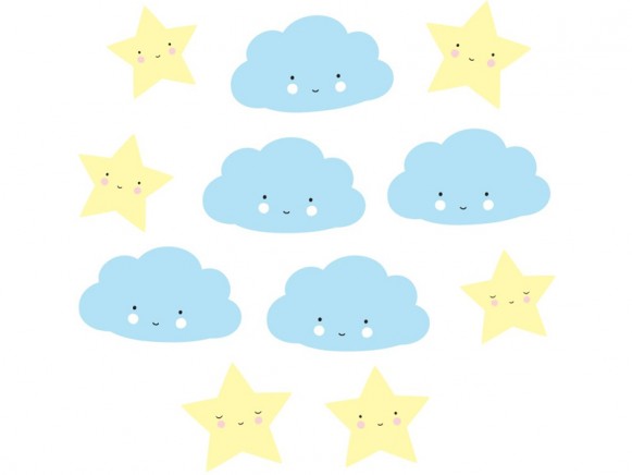 A Little Lovely Company cloud garland