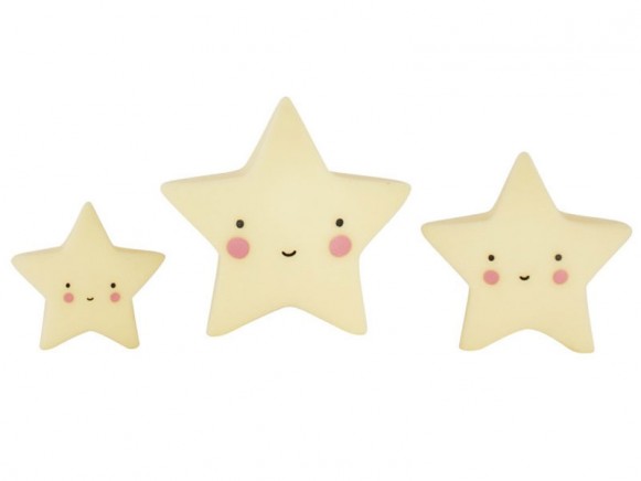 A Little Lovely Company minis stars yellow