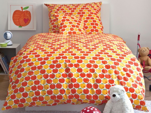 Apple bedding set in orange from byGraziela
