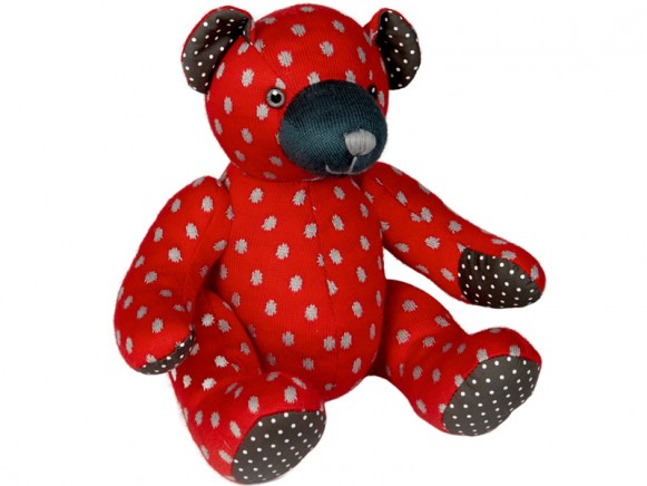 Spiegelburg knitted bear Benno red