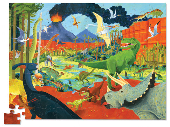 Crocodile Creek Puzzle 36 DINOSAUR KINGDOM (100 Pcs)