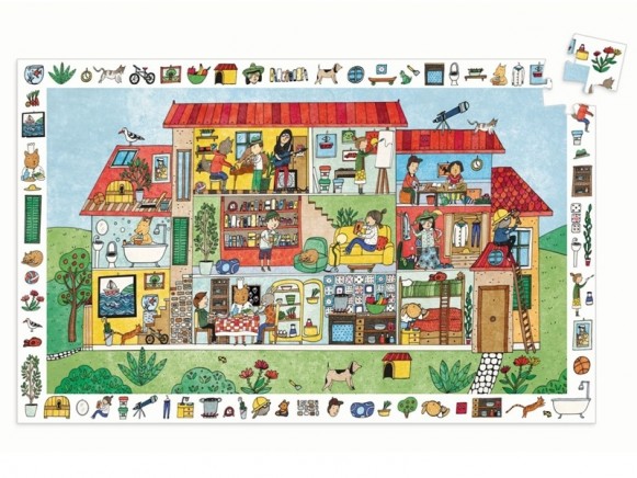 Djeco Observation Puzzle THE HOUSE (35 pieces)