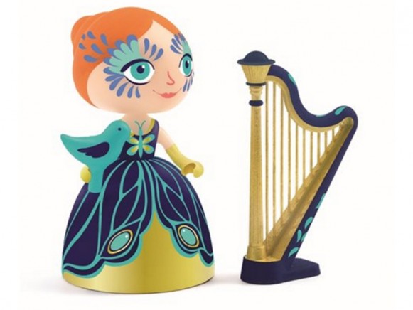 Djeco Arty Toys Princess Elisa with harp