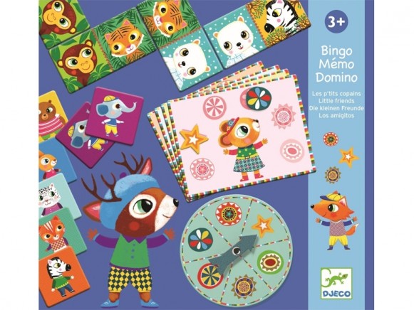 Djeco Learning Game Set LITTLE FRIENDS