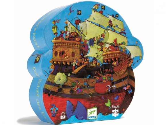 Djeco Puzzle PIRATE SHIP BARBAROSSA (54 pieces)