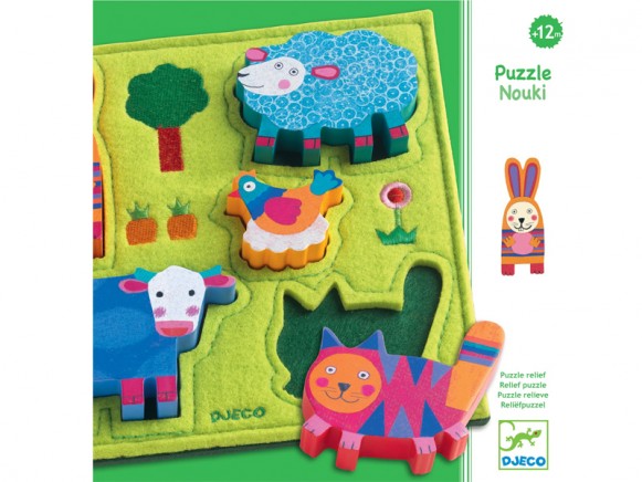 Djeco relief puzzle Nouki