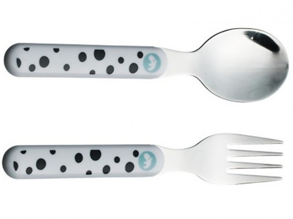 Done by Deer happy dots cutlery blue