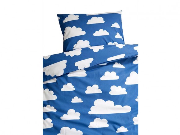 Färg&Form Bedding Moln clouds blue