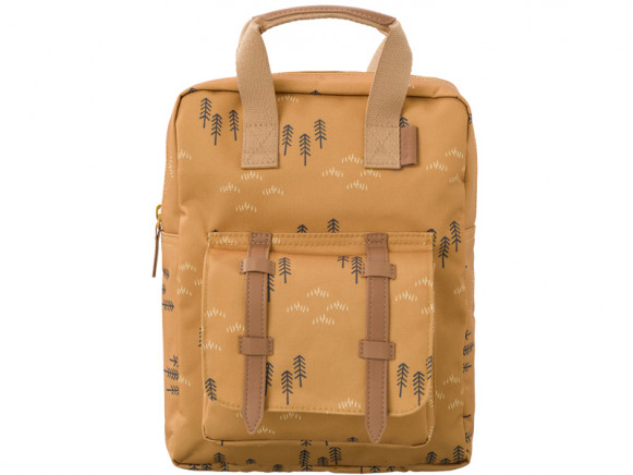 Fresk Kids Backpack WOODS spruce yellow