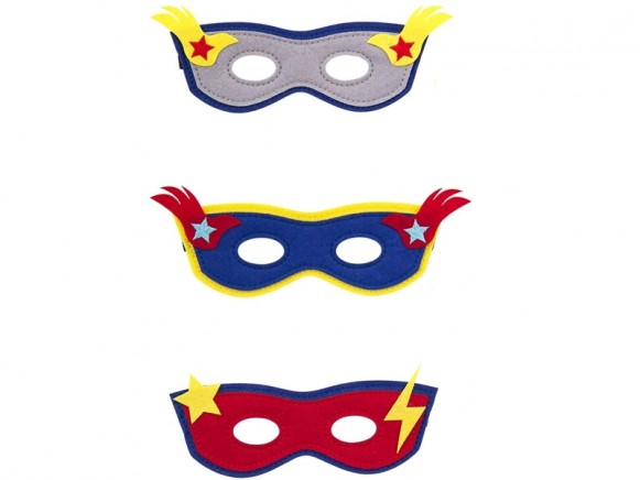 Global Affairs Felt Masks for kids SUPERHERO