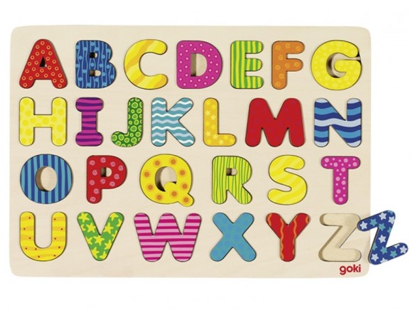 Goki alphabet puzzle
