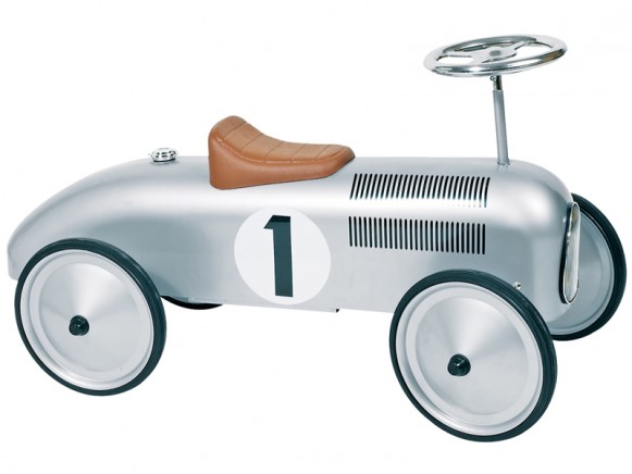 Goki ride-on car silver