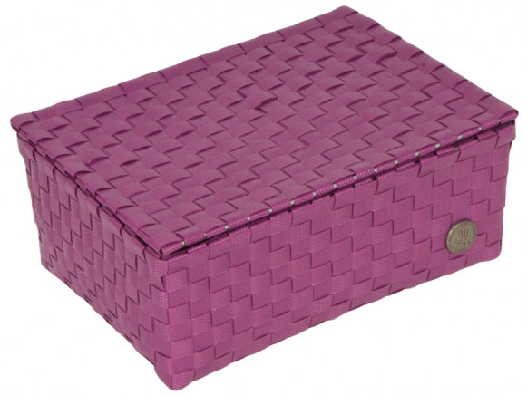 Small box with flaptop in raspberry by Handed By