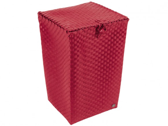 Laundry basket "Venice" in royal red by Handed By