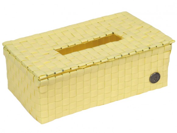 Handed By tissue box Luzzi soft yellow