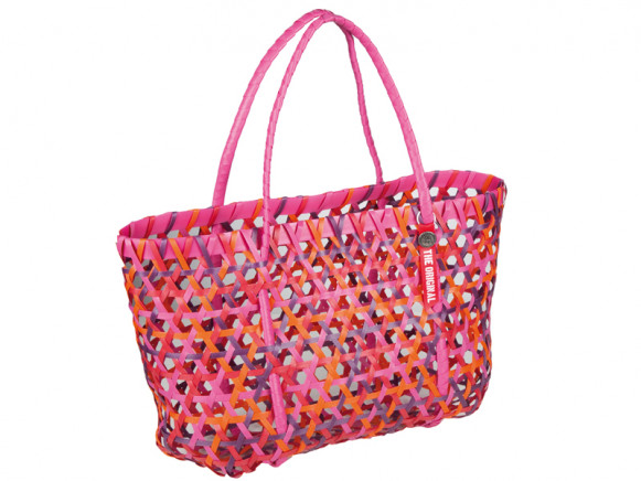 Shopper "Saigon" in orange-red-pink by Handed By