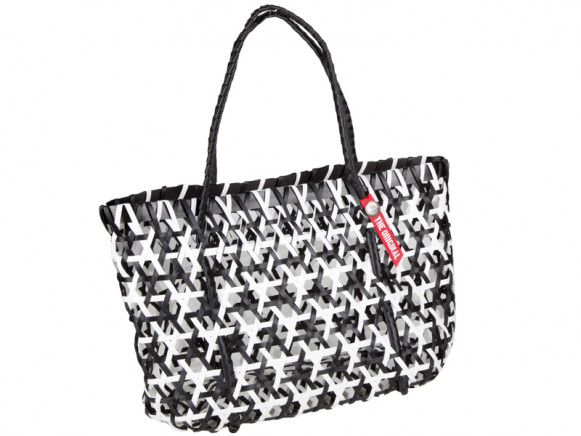 Shopper "Saigon" in black-white by Handed By