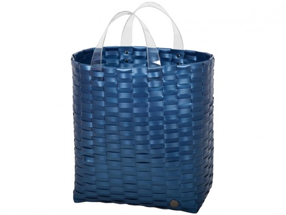Handed By shopper Victoria metallic blue