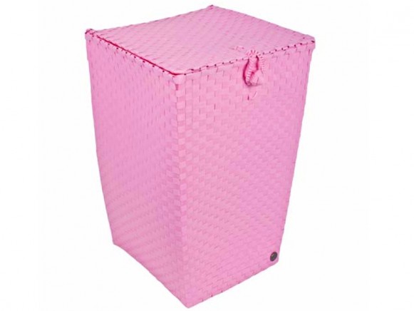 Laundry basket in pink by Handed By