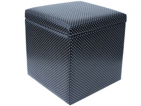 JaBaDaBaDo storage stool in black