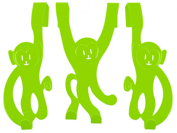 Green doorhanger monkey by J.I.P