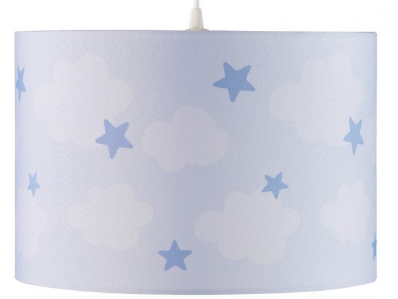 Kids Concept hanging lamp clouds blue