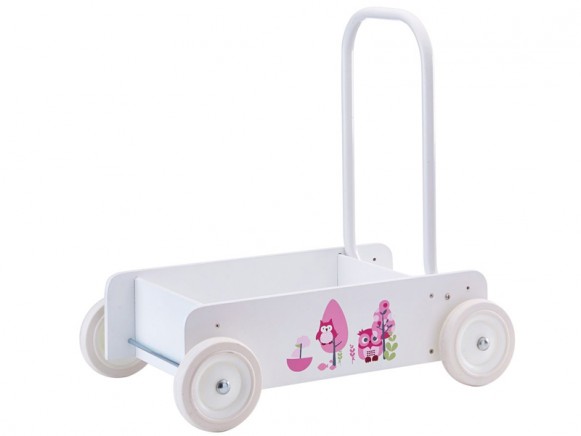 Kids Concept baby walker pumpkin pink