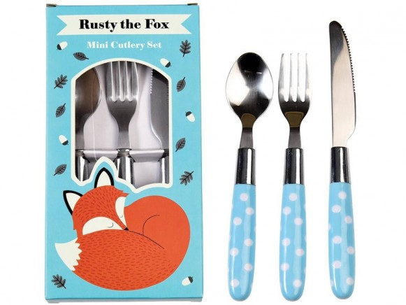 Rex London children's cutlery Rusty the Fox