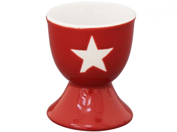 Krasilnikoff egg cup Brightest Star red