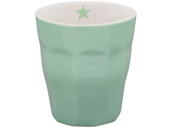 Krasilnikoff latte mug Brightest Star minty green