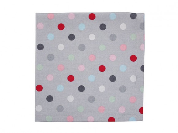 Krasilnikoff napkin grey with multicolored dots