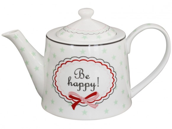 Krasilnikoff teapot Be happy