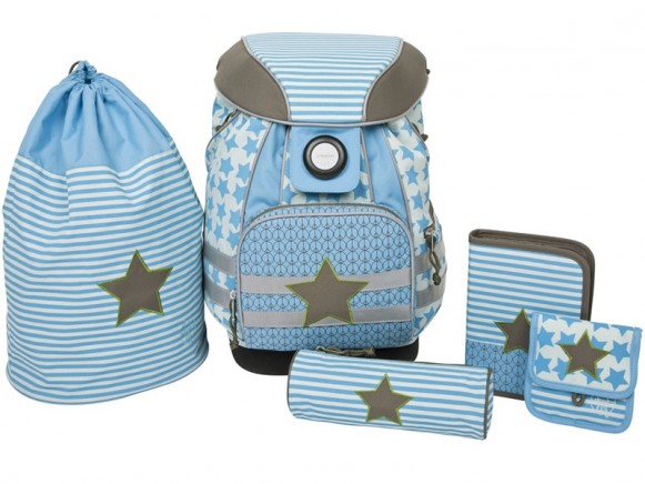 Lässig Schulranzen Set Starlight olive