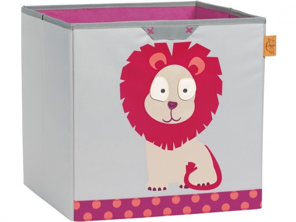 Lässig toy storage cube lion