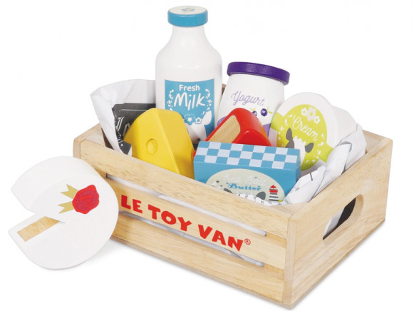 Le Toy Van cheese and dairy crate
