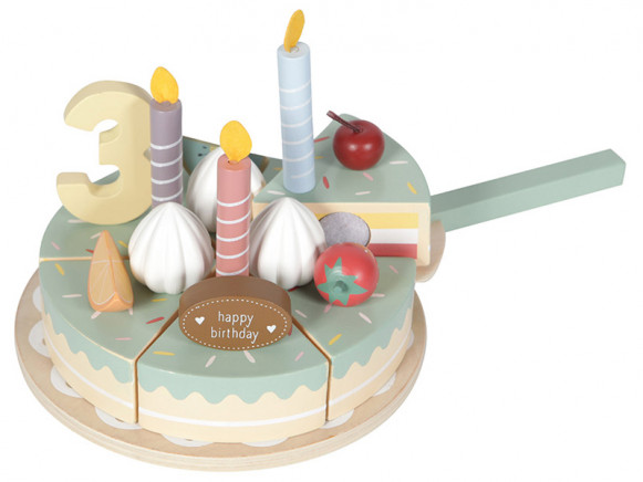 Little Dutch Wooden BIRTHDAY CAKE