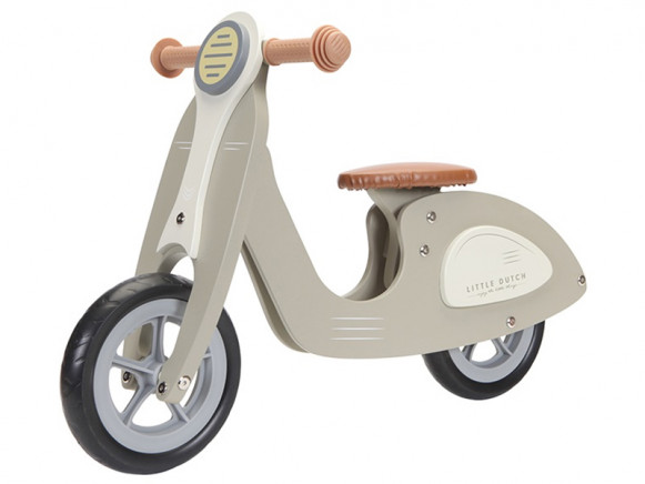 Little Dutch Wooden Scooter OLIVE GREEN