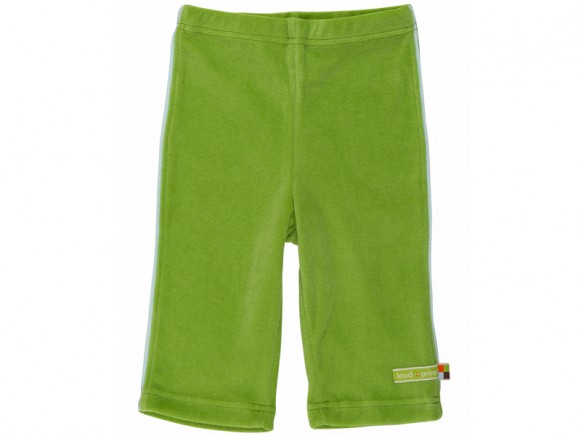 loud + proud trousers soft velours green