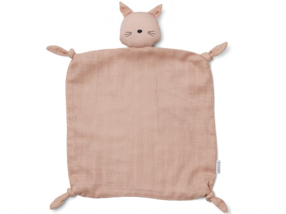 LIEWOOD Cuddle Cloth Agnete CAT old rose