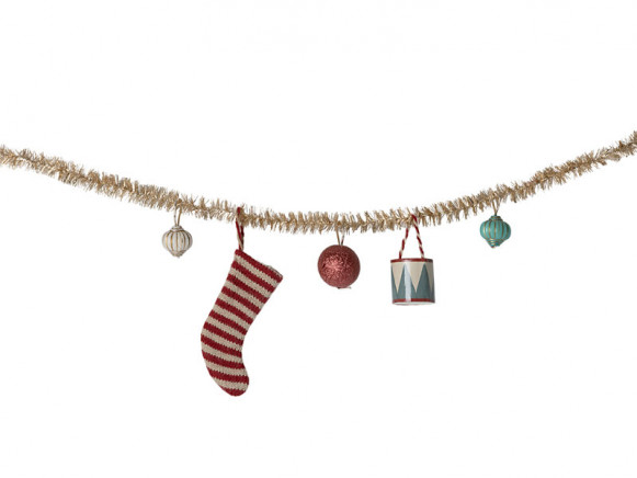 Maileg Gold CHRISTMAS GARLAND for Doll House